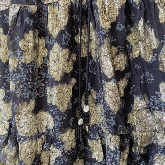 Zara Voluminous Printed Dress Size M - Picture 6 of 10